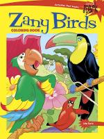 Book Cover for Spark Zany Birds Coloring Book by John Kurtz