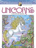 Book Cover for Creative Haven Unicorns Coloring Book by Marty Noble