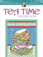 Book Cover for Creative Haven Teatime Coloring Book by Marty Noble