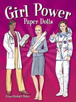 Book Cover for Girl Power Paper Dolls by Eileen Miller