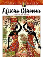 Book Cover for Creative Haven African Glamour Coloring Book by Marjorie Sarnat