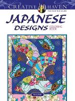 Book Cover for Creative Haven Japanese Designs Coloring Book by Marty Noble