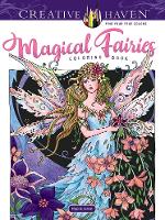 Book Cover for Creative Haven Magical Fairies Coloring Book by Marjorie Sarnat