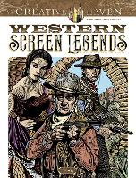 Book Cover for Creative Haven Western Screen Legends Coloring Book by Tim Foley