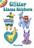 Book Cover for Glitter Llama Stickers by Ellen Scott