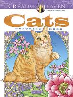 Book Cover for Creative Haven Cats Coloring Book by Marty Noble