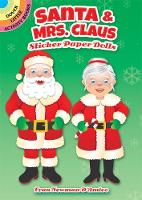 Book Cover for Santa & Mrs. Claus Sticker Paper Dolls by Fran Newman-D'Amico