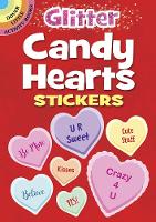 Book Cover for Glitter Candy Hearts Stickers by Dover Publications, Inc.