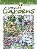 Book Cover for Creative Haven Entangled Gardens Coloring Book by Angela Porter