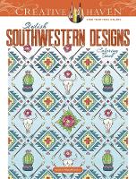 Book Cover for Creative Haven Stylish Southwestern Designs Coloring Book by Jessica Mazurkiewicz