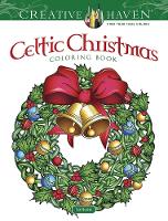 Book Cover for Creative Haven Celtic Christmas Coloring Book by Cari Buziak