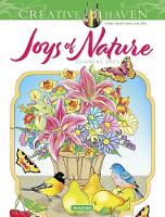 Book Cover for Creative Haven Joys of Nature Coloring Book by Marty Noble