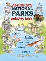 Book Cover for America's National Parks Activity Book by Becky J Radtke