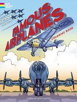 Book Cover for Famous Airplanes Coloring Book by Arkady Roytman