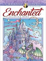 Book Cover for Creative Haven Enchanted Coloring Book by Marjorie Sarnat