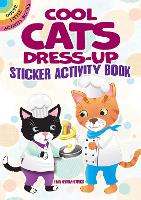 Book Cover for Cool Cats Dress-Up Sticker Activity Book by Fran Newman-D'Amico