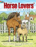 Book Cover for The Horse Lovers' Coloring Book by John Green