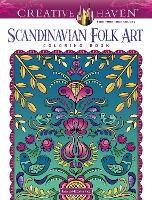 Book Cover for Creative Haven Scandinavian Folk Art Coloring Book by Jessica Mazurkiewicz