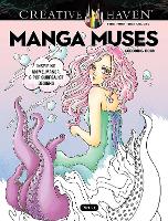 Book Cover for Creative Haven Manga Muses Coloring Book by Vera Ma