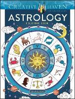 Book Cover for Creative Haven Astrology Coloring Book by Jessica Mazurkiewicz