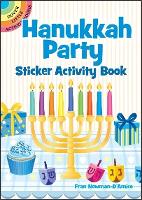 Book Cover for Hanukkah Party Sticker Activity Book by Fran Newman D'Amico