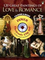 Book Cover for 120 Great Paintings of Love and Romance by Carol Belanger Grafton