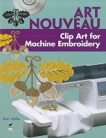 Book Cover for Art Nouveau Clip Art for Machine Embroidery by Alan Weller