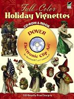 Book Cover for Full-Color Holiday Vignettes CD-ROM and Book by Dover Dover