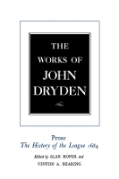 Book Cover for The Works of John Dryden, Volume XVIII by John Dryden