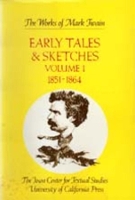 Book Cover for Early Tales and Sketches, Volume 1 by Mark Twain
