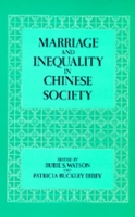 Book Cover for Marriage and Inequality in Chinese Society by Rubie S. Watson