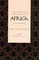 Book Cover for Nationalism and Development in Africa by James S. Coleman