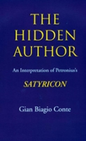 Book Cover for The Hidden Author by Gian Biagio Conte