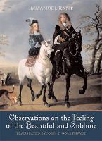 Book Cover for Observations on the Feeling of the Beautiful and Sublime by Immanuel Kant