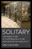 Book Cover for Solitary by Terry A. Kupers