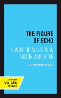 Book Cover for The Figure of Echo by John Hollander