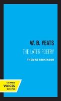 Book Cover for W. B. Yeats by Thomas Parkinson