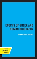 Book Cover for Epochs of Greek and Roman Biography by Duane Reed Stuart