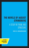 Book Cover for The Novels of August Strindberg by Eric O. Johannesson