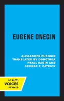 Book Cover for Eugene Onegin by Alexander Pushkin