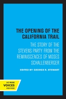 Book Cover for The Opening of the California Trail by George R. Stewart