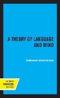 Book Cover for A Theory of Language and Mind by Ermanno Bencivenga