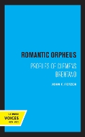 Book Cover for Romantic Orpheus by John F. Fetzer