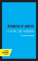 Book Cover for Residues of Justice by Wai Chee Dimock