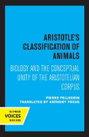 Book Cover for Aristotle's Classification of Animals by Pierre Pellegrin