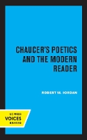 Book Cover for Chaucer's Poetics and the Modern Reader by Robert M. Jordan