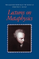 Book Cover for Lectures on Metaphysics by Immanuel Kant
