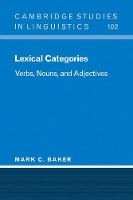 Book Cover for Lexical Categories by Mark C Rutgers University, New Jersey Baker