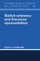 Book Cover for Switch-Reference and Discourse Representation by Lesley University of Melbourne Stirling