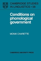 Book Cover for Conditions on Phonological Government by Monik University of London Charette